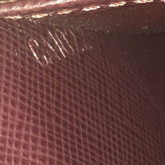 LOUIS VUITTON Mini Lin Red Agenda Binder Passport Holder Credit Card Wallet - Picture 10 of 17